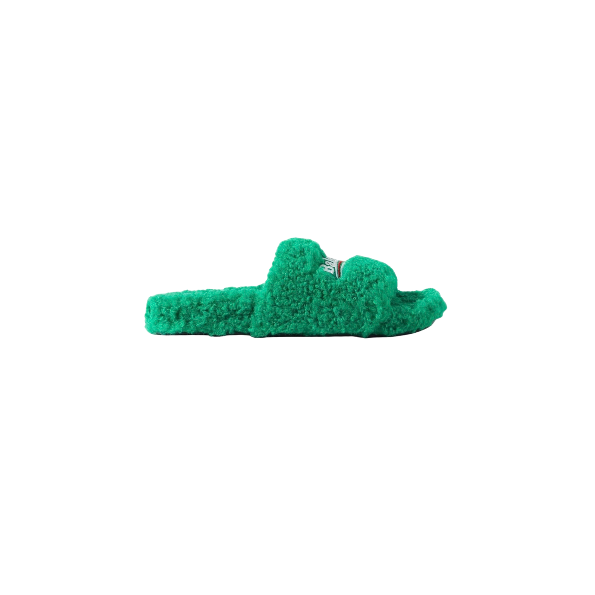 Balenciaga Furry Slide - Emerald -No Restock