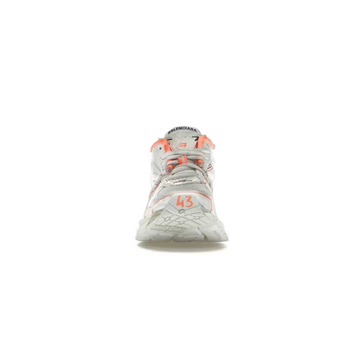 Balenciaga Runner White Silver Orange--Understated Luxury Wear