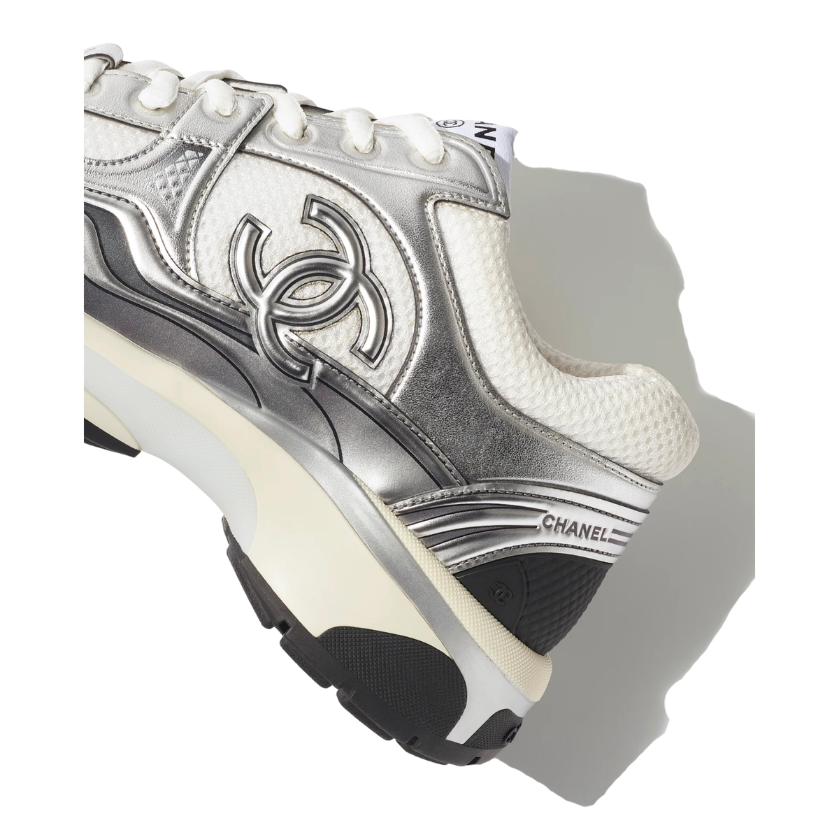 Chanel Runner Silver & White
