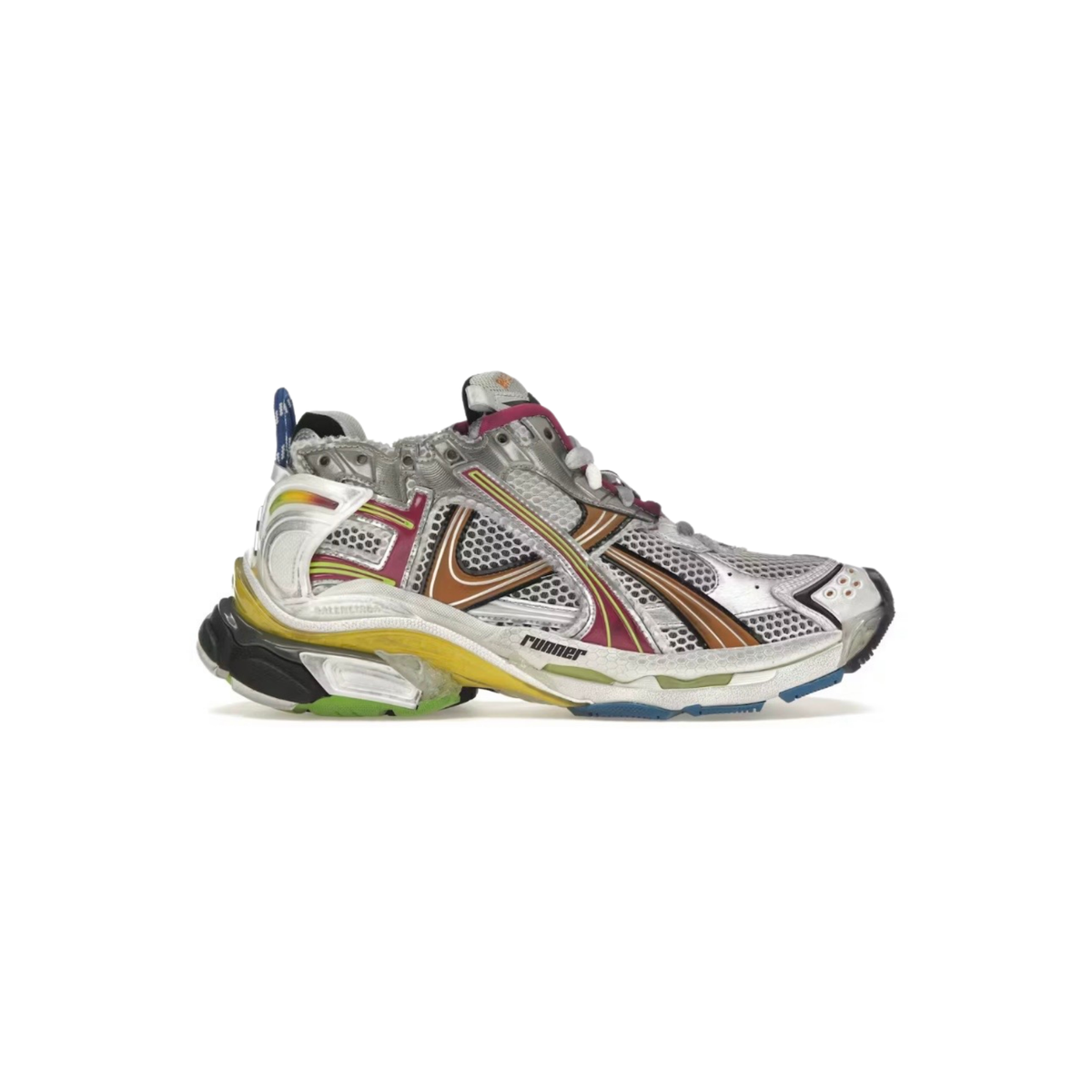Balenciaga Runner Multicolor Silver - Today Only -No Restock