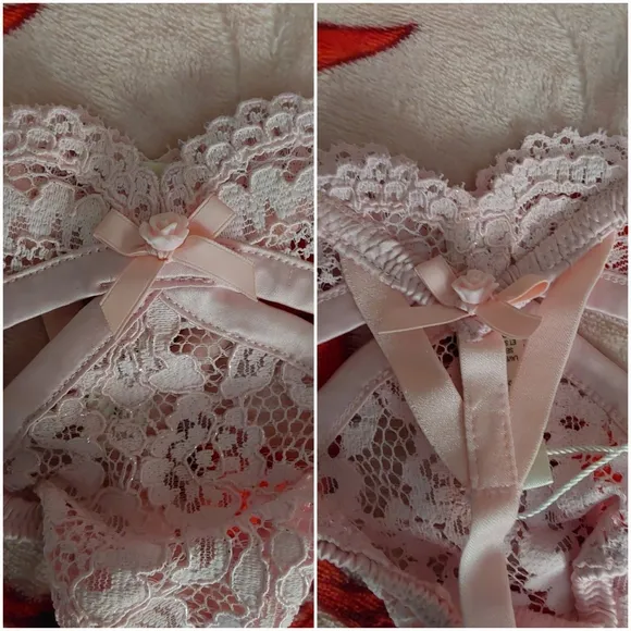 🍨 For Love and Lemons Creamsicle Lace Thong Panty 🍨