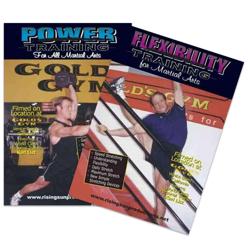 2 DVD Set Golds Gym Martial Fitness - Karl List