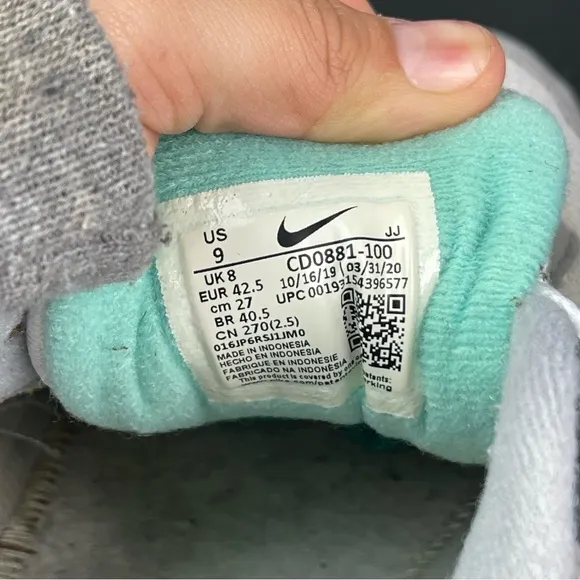 2020 Nike Air Max 90 Hyper Turquoise Teal CD0881 100 Sneakers Trainers Men Sz 9