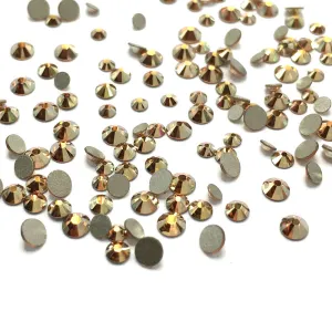 2058 & 2088 Swarovski Flatback No Hotfix Mix Sizes, Crystal Metallic Sunshine (001 METSH)