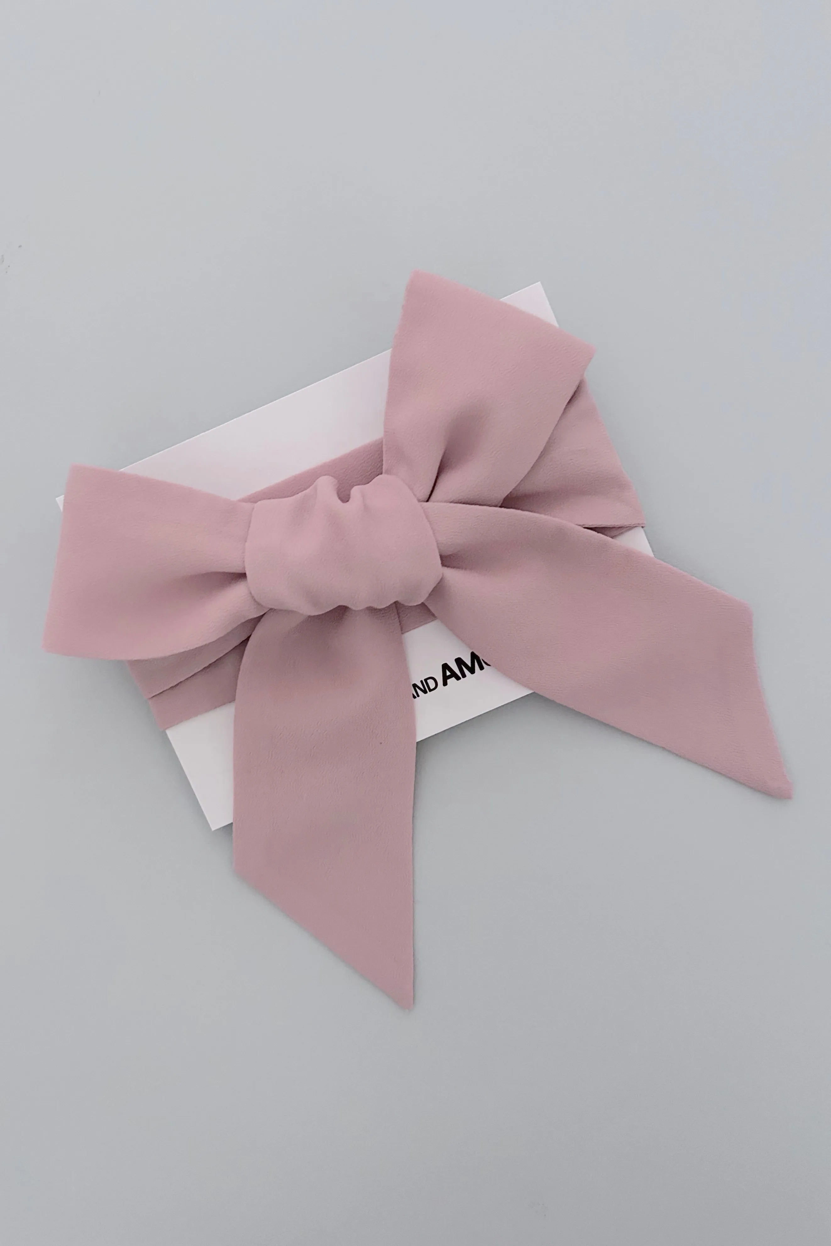 3 N 1 Bow Headband, Waist Sash & Neck Scarf - Wisteria