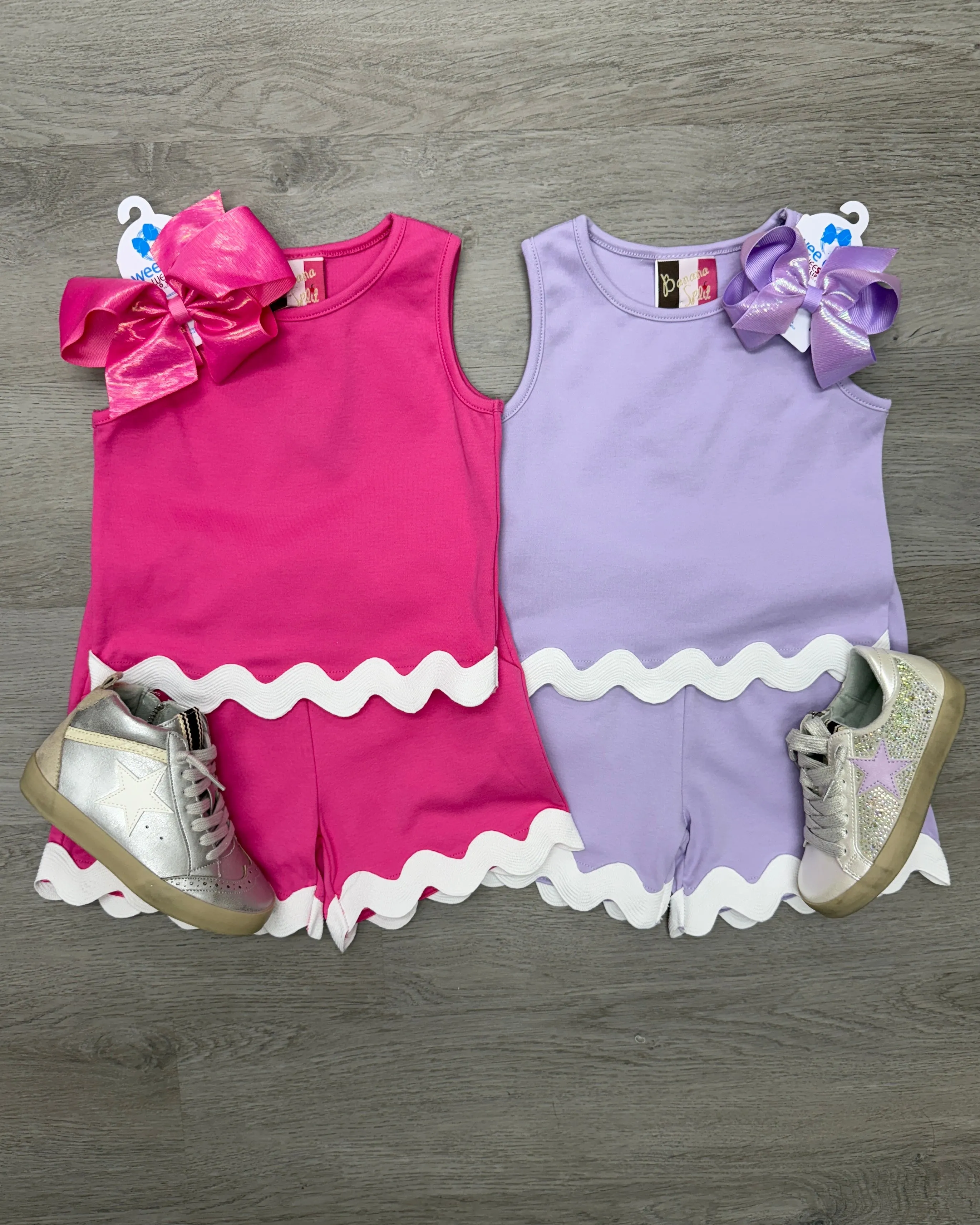 Abigail Short Set - Lavender