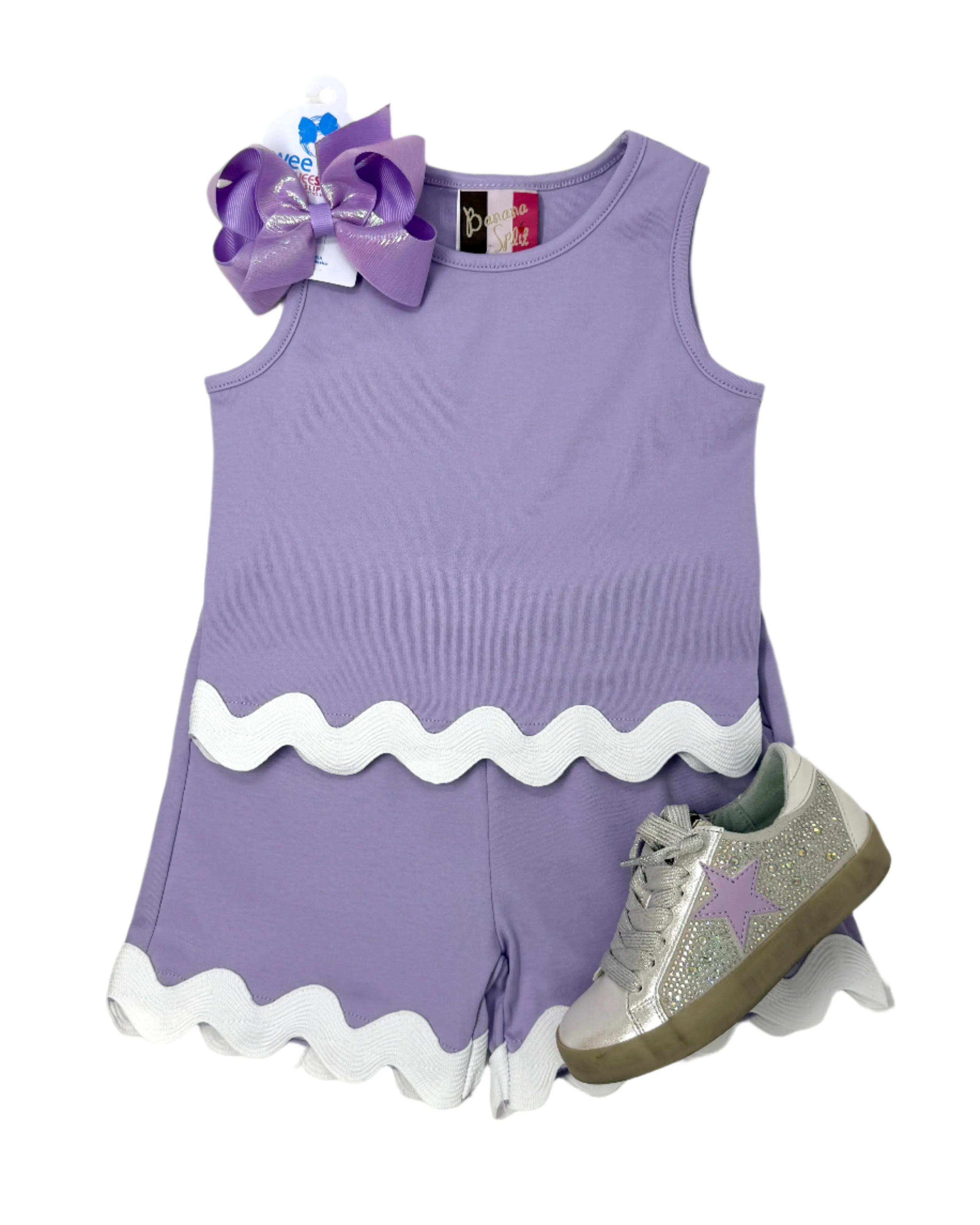 Abigail Short Set - Lavender
