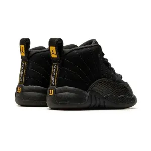 Air Jordan 12 Retro Toddler ‘Black Taxi’ Sneakers
