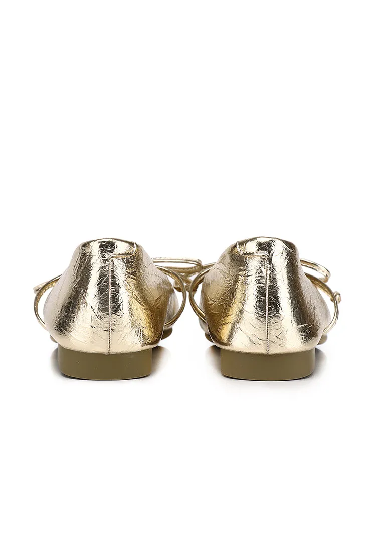 Amelia Ballerina & Flats (Gold)