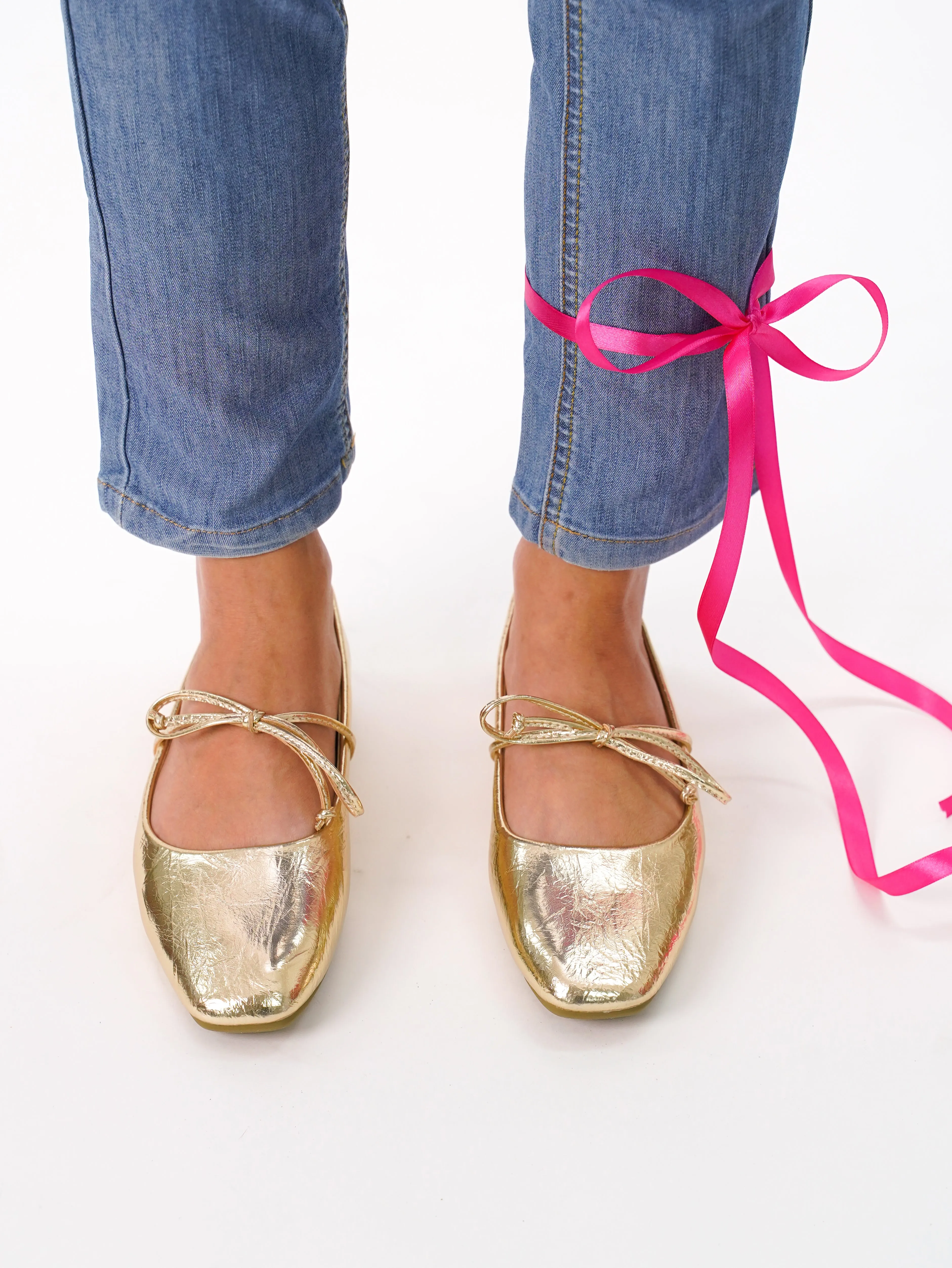 Amelia Ballerina & Flats (Gold)