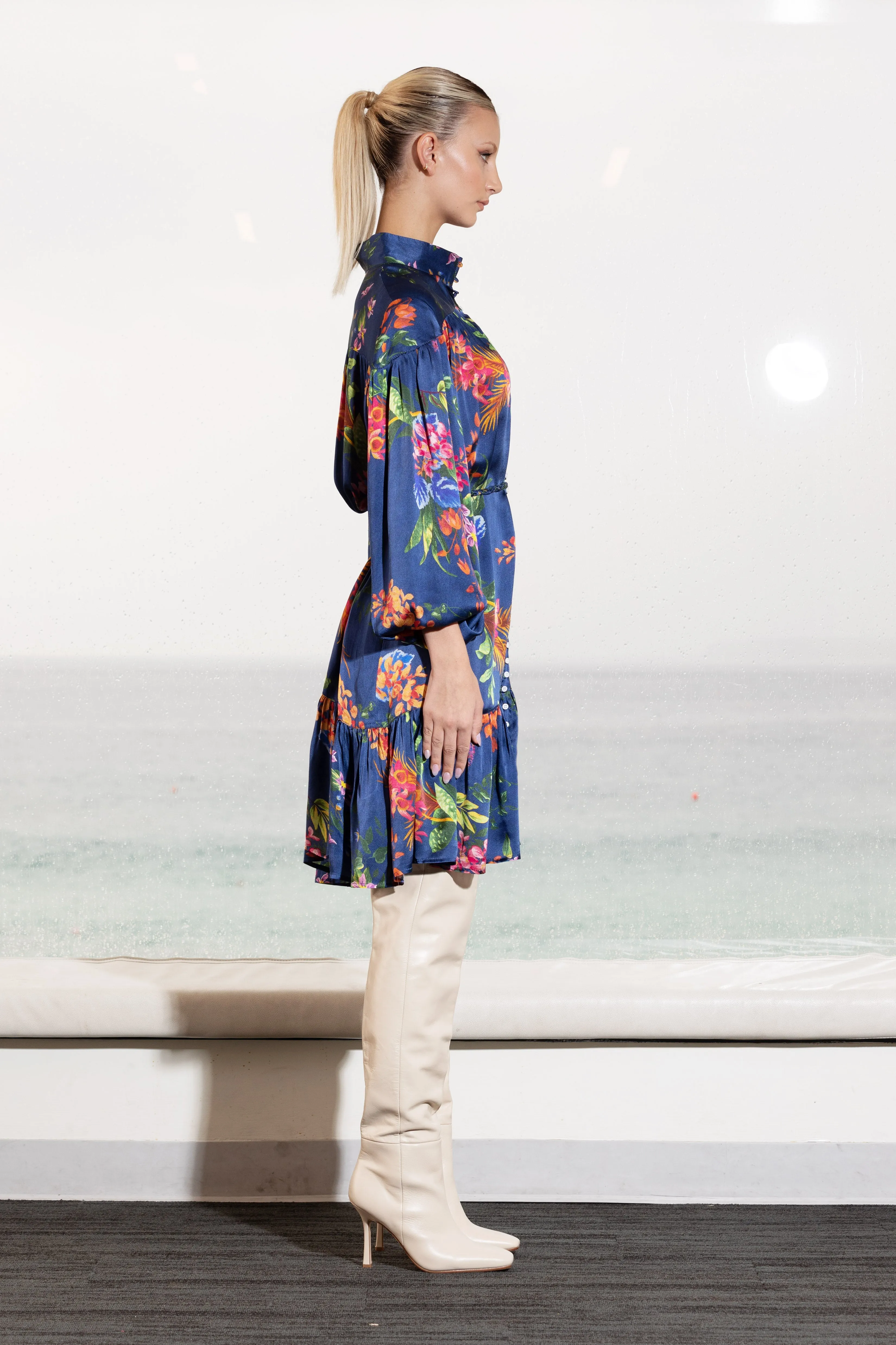 APRIL SILK MIDI DRESS (MORE COLOURS)