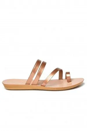 Aurelia Metallic Rose Gold Almond Flat