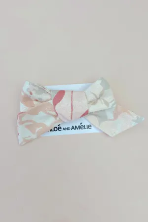 Bow Hair Accessory - Blush Watercolour Floral