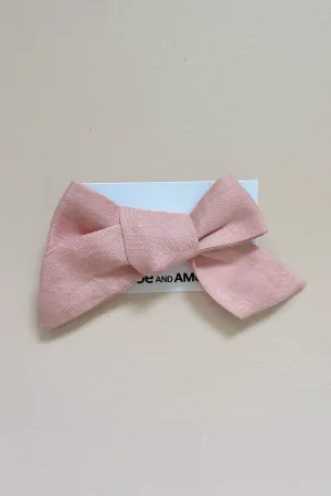 Bow Hair Accessory - Dusty Rose