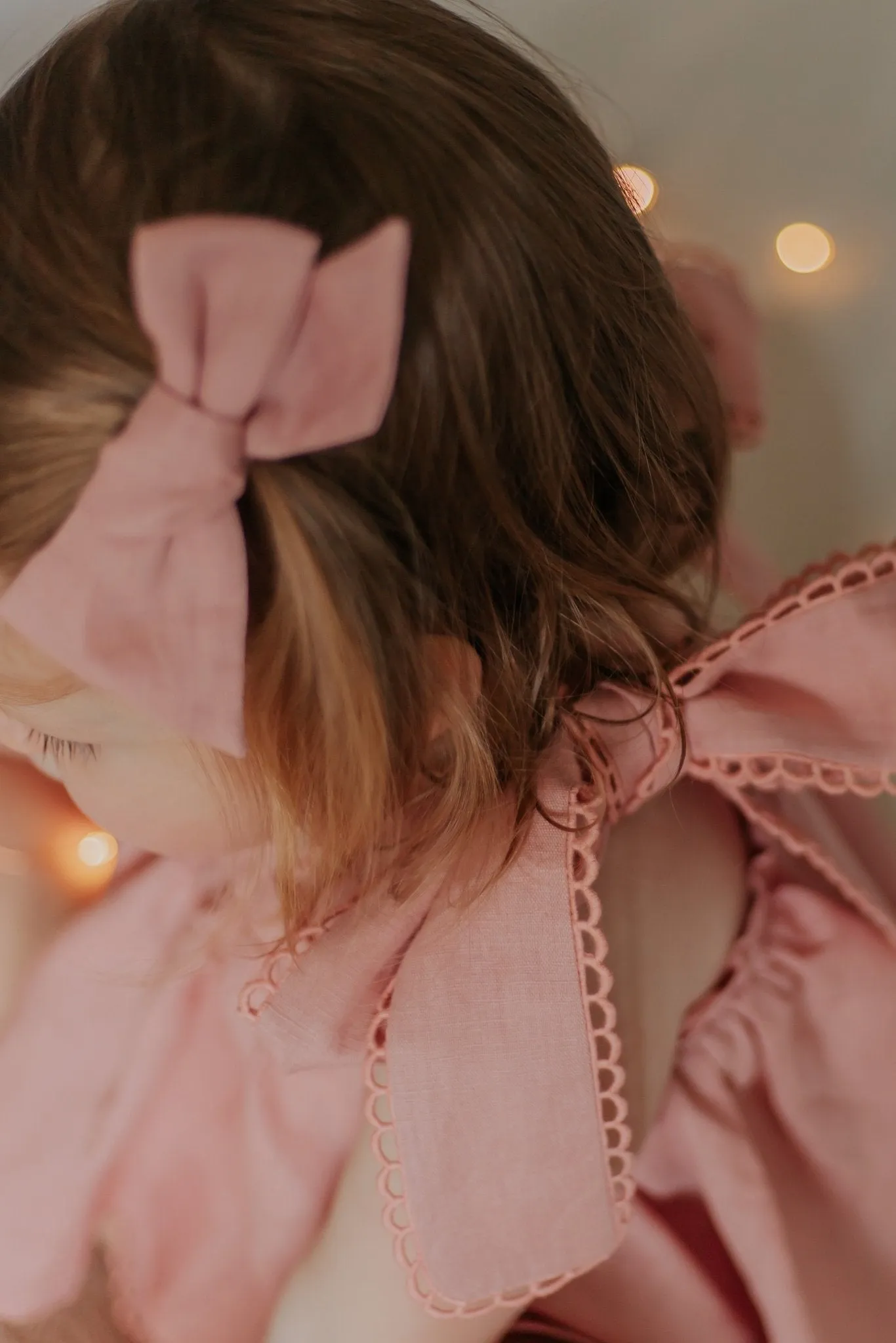 Bow Hair Accessory - Dusty Rose