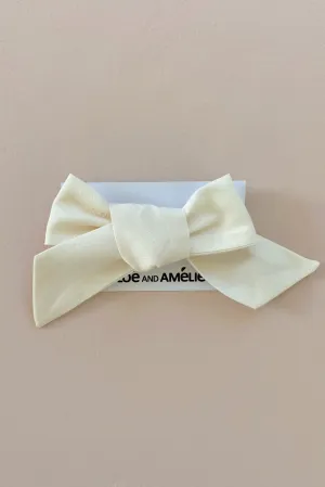 Bow Hair Accessory - Ivory