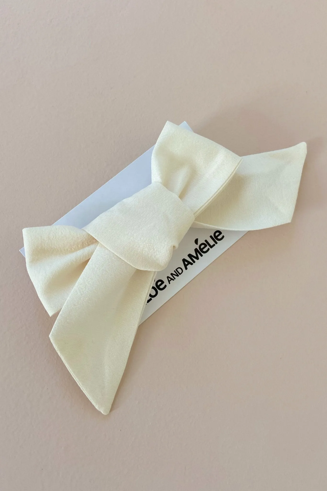 Bow Hair Accessory - Ivory