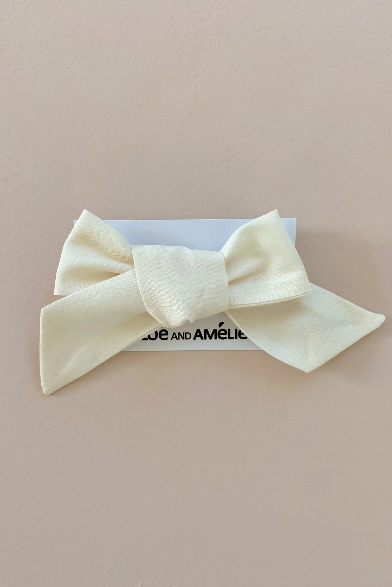 Bow Hair Accessory - Ivory