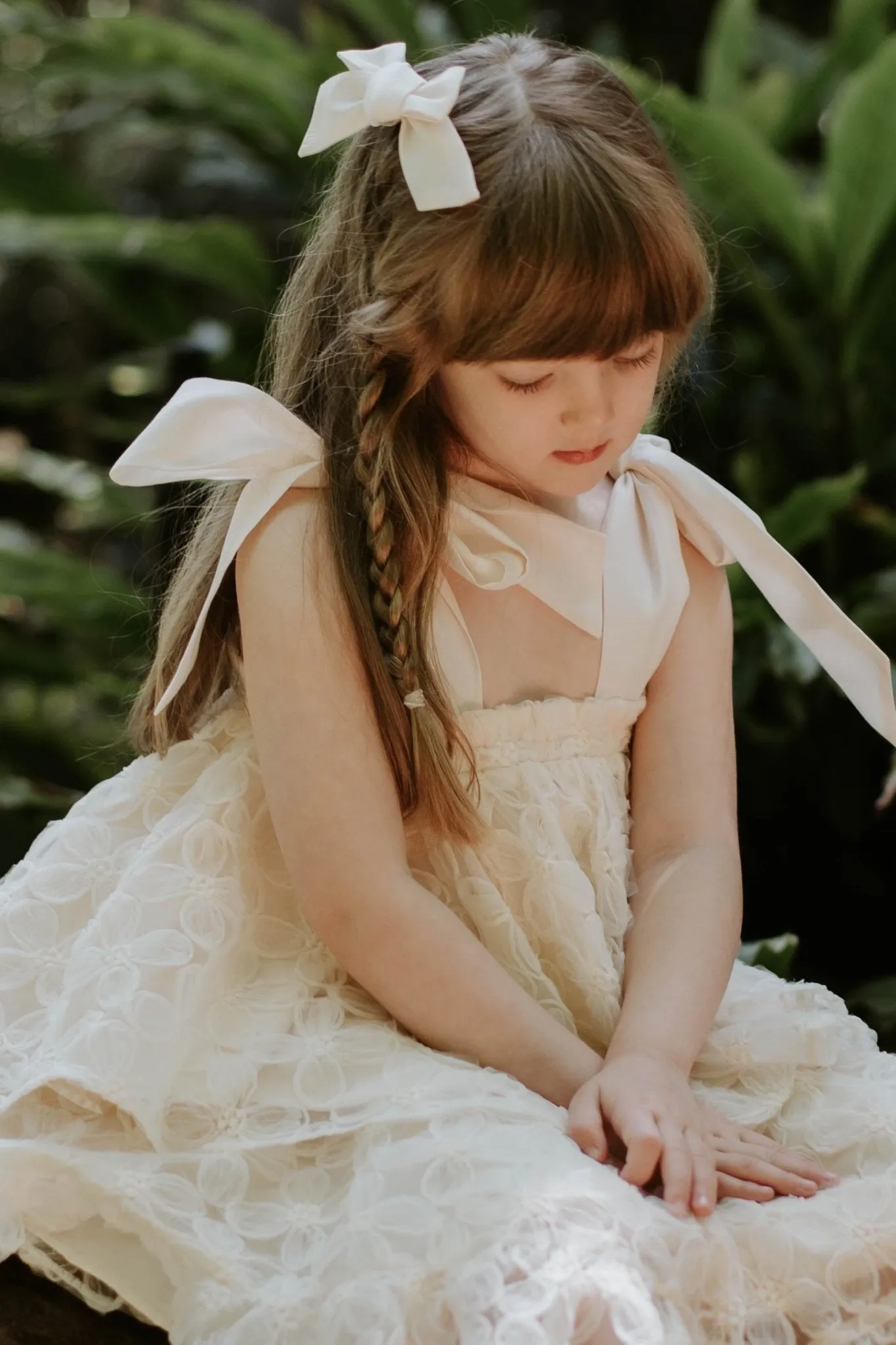 Bow Hair Accessory - Ivory