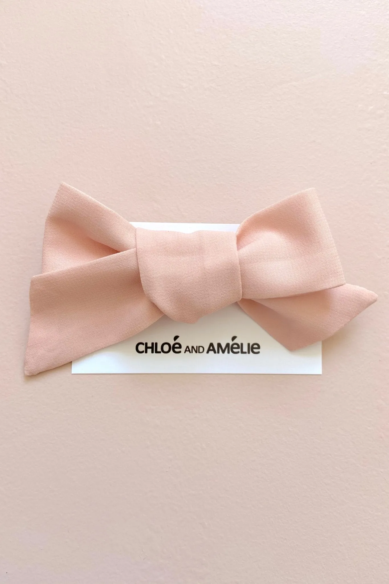 Bow Hair Accessory - Rose Petal