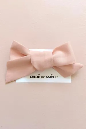 Bow Hair Accessory - Rose Petal