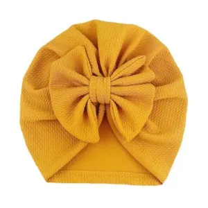 Bow Knot Baby Hat / Stretchy big bow turban from 0-9 months