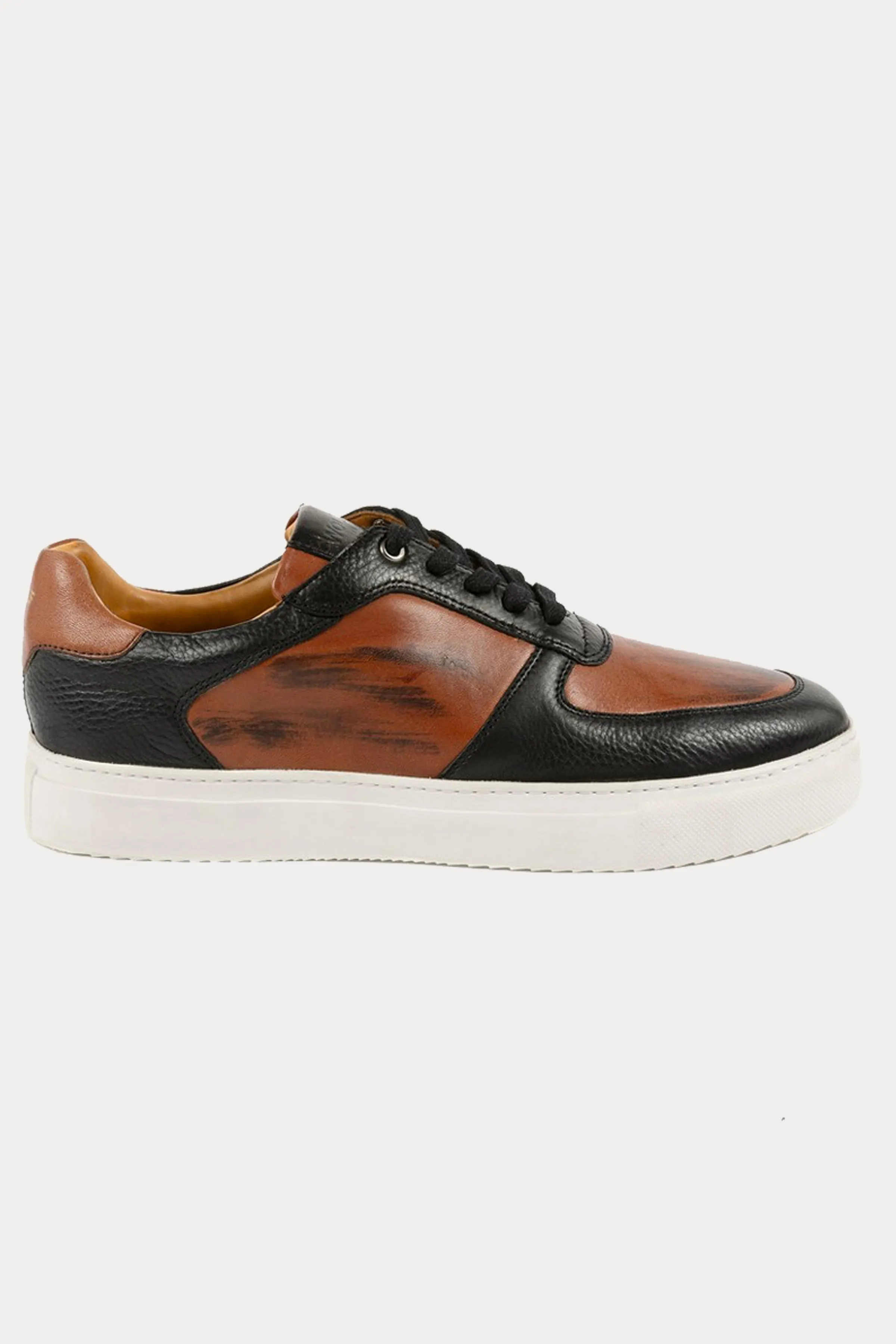 Brixton Leather Trainers in Black