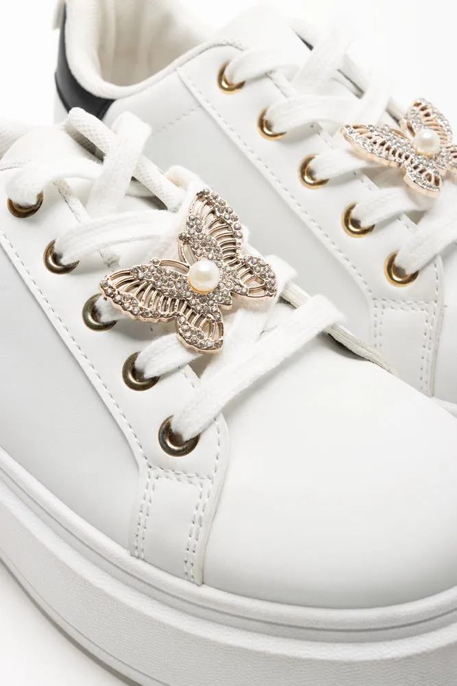 Butterfly Sneakers White
