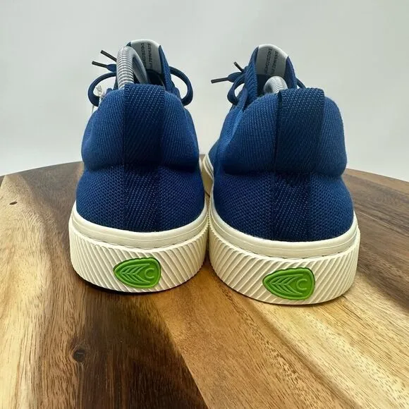 Cariuma Ibi Low Mineral Blue Knit Sneaker Casual Skate Comfort - Men’s Size 11