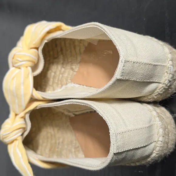 Castañer Women's Kay Striped Bow Espadrille Flats