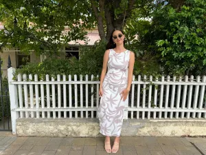 CELESTE MESH MAXI DRESS