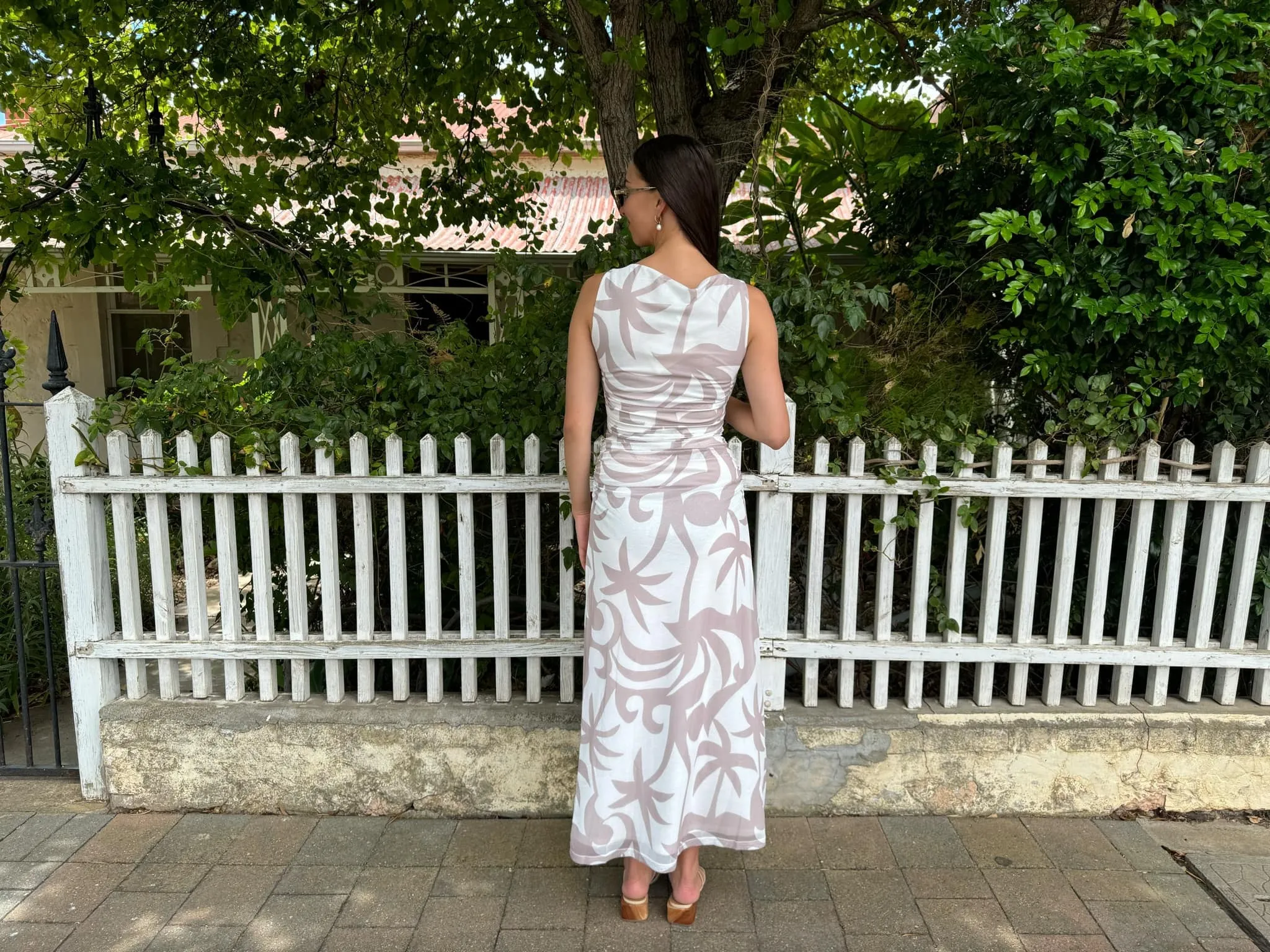 CELESTE MESH MAXI DRESS