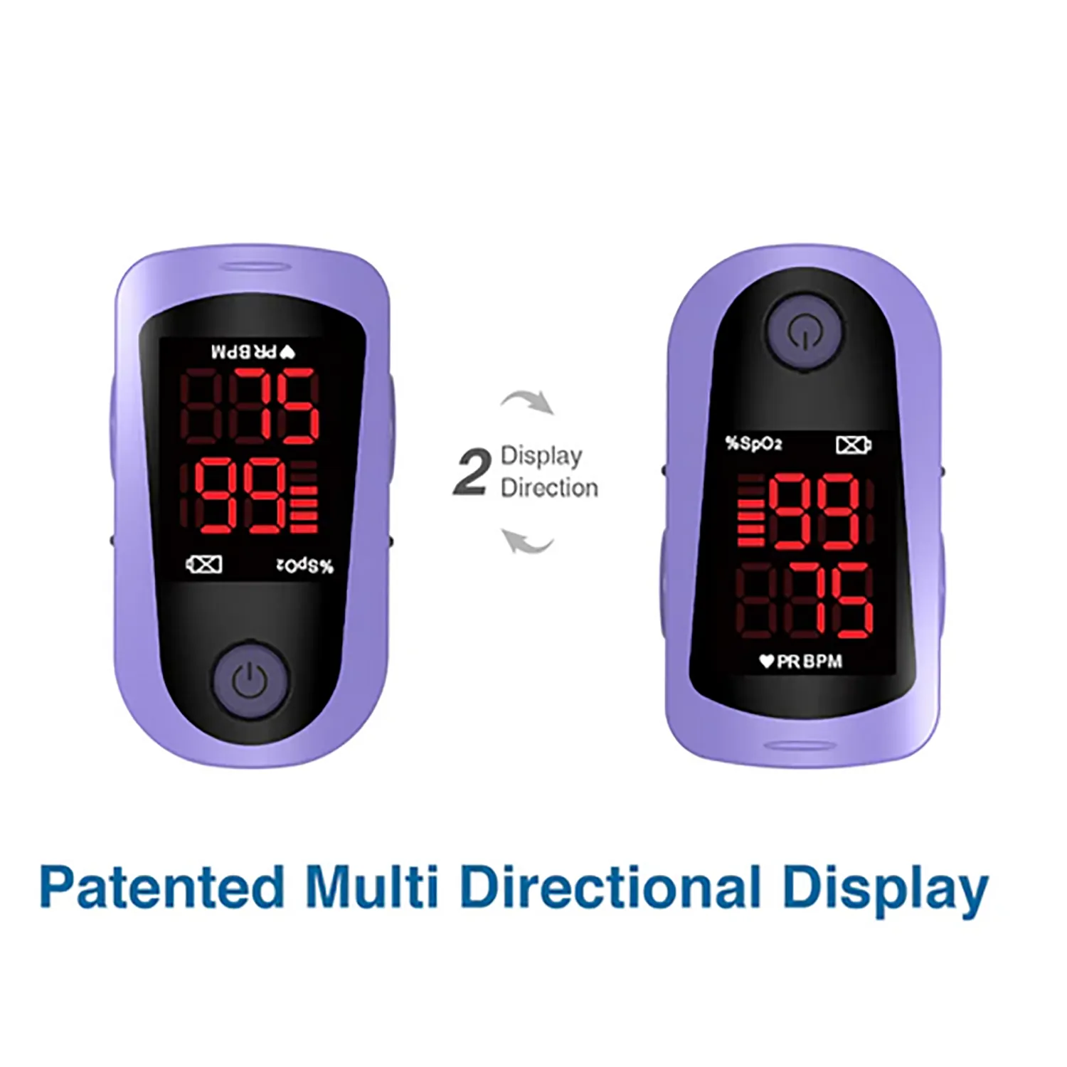 ChoiceMMed LED Digital Finger Pulse Oximeter Blood Oxygen Saturation SPO2 Heart Rate Monitor Tonometer
