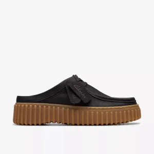 Clarks Women's Torhill Mule Black Nubuck 26181193