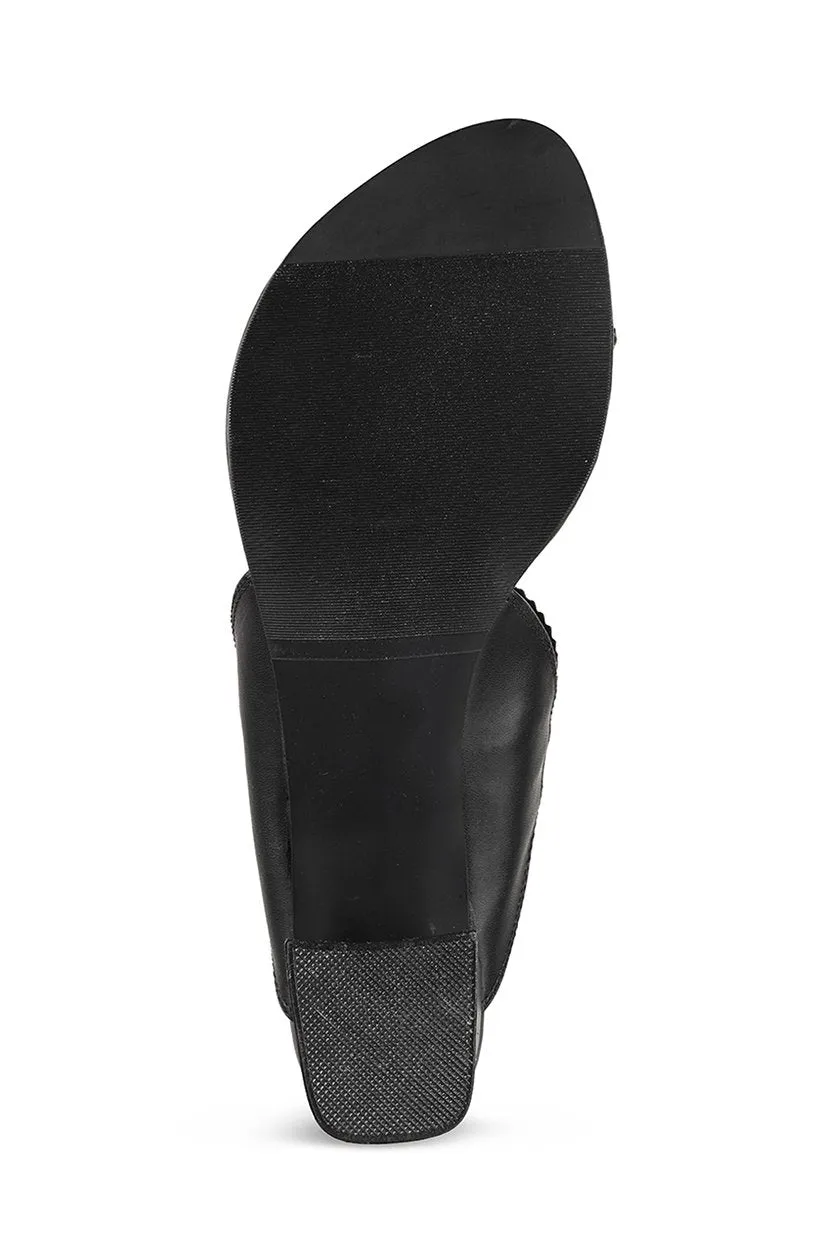 Classic K Block Heel Gold