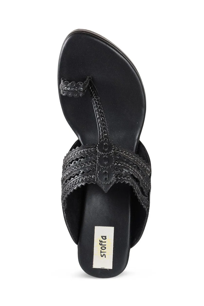 Classic K Block Heel Gold