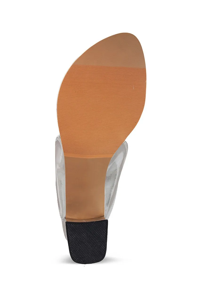 Classic K Block Heel Rose Gold