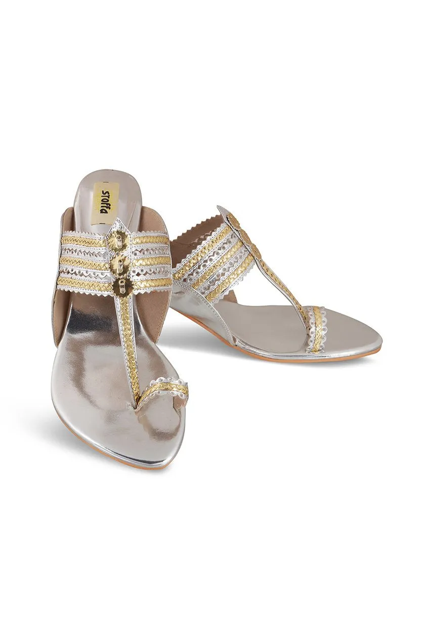 Classic K Block Heel Rose Gold