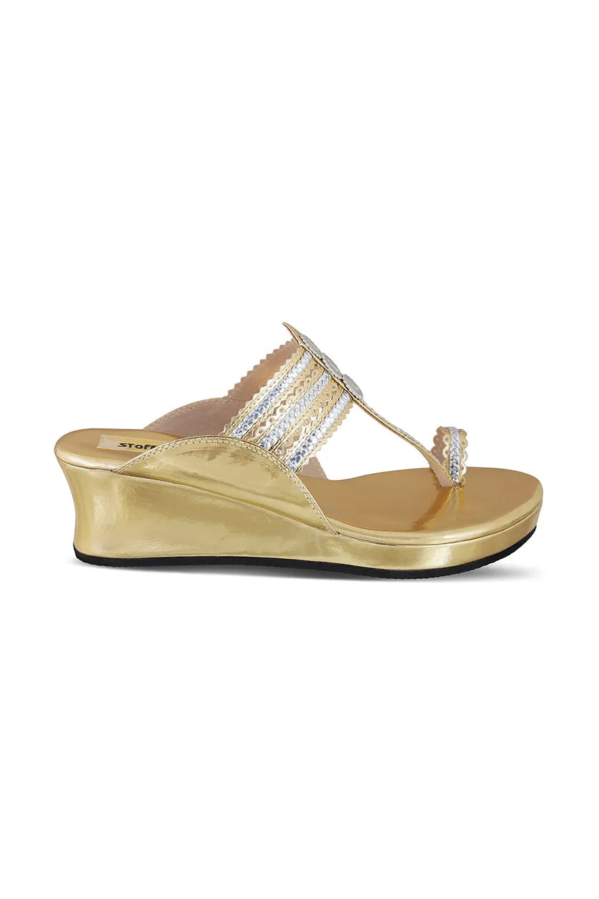 Classic Low K Wedge Rose Gold