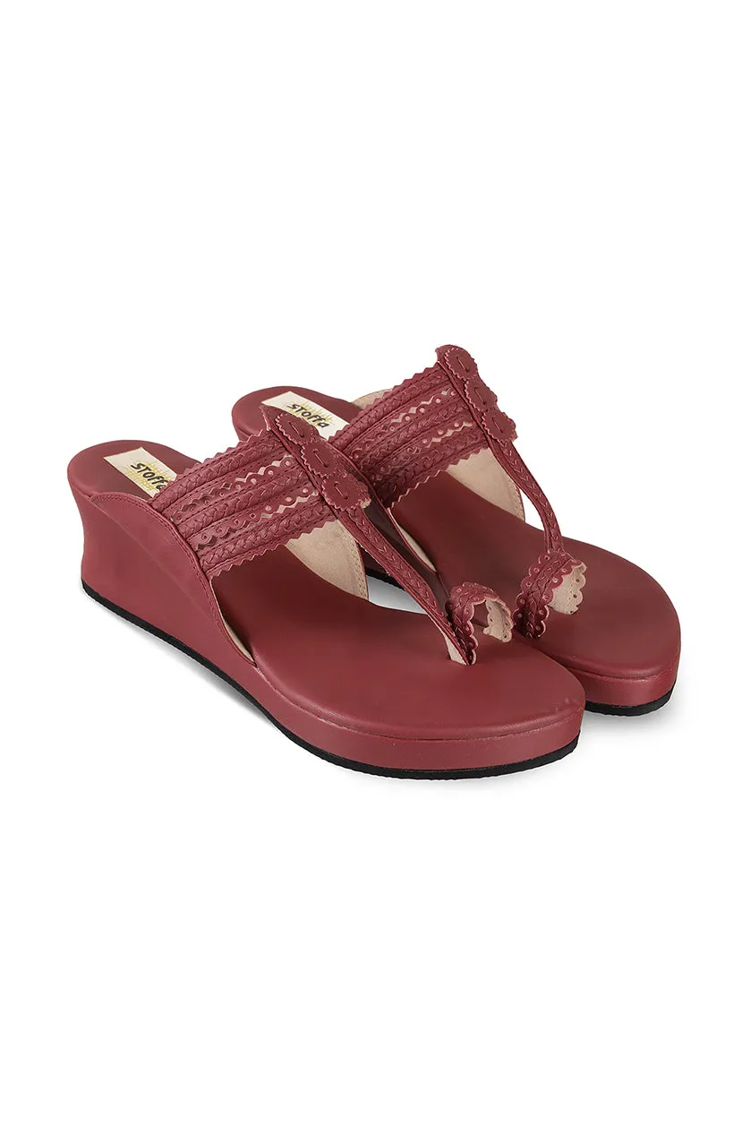 Classic Low K Wedge Rose Gold