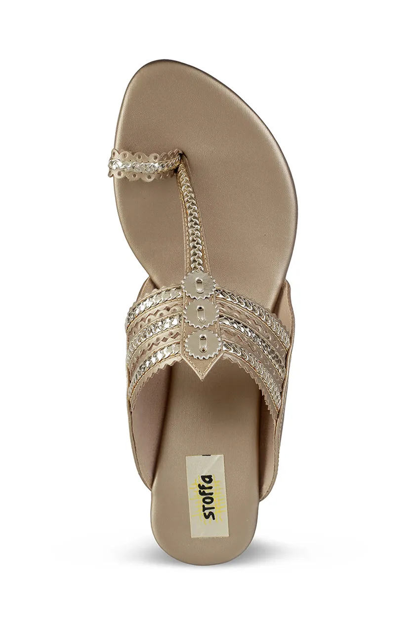 Classic Low K Wedge Rose Gold