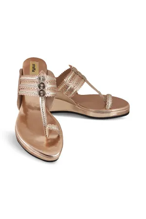 Classic Low K Wedge Rose Gold