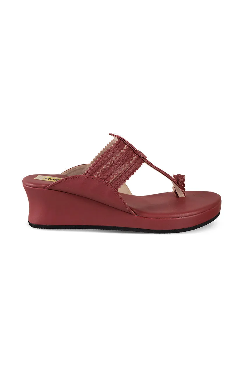 Classic Low K Wedge Rose Gold