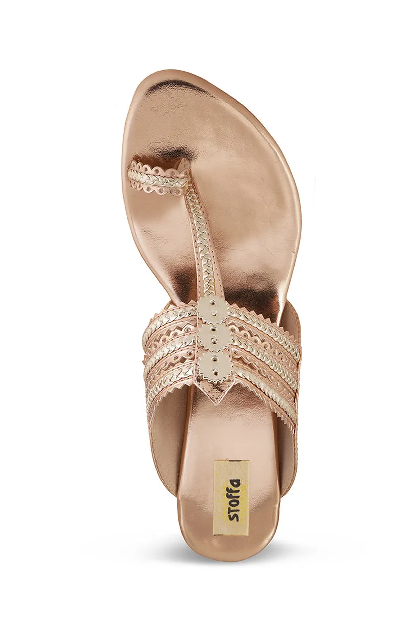 Classic Low K Wedge Rose Gold