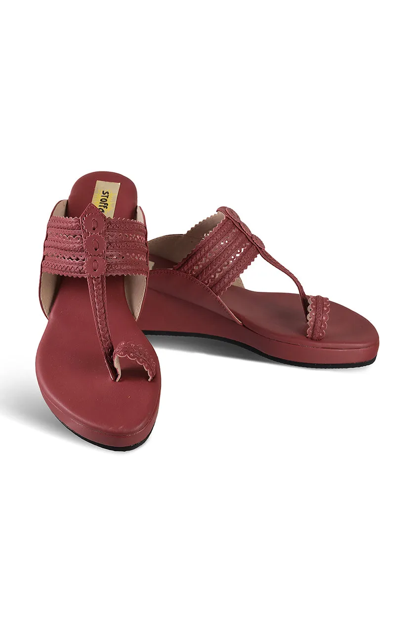 Classic Low K Wedge Rose Gold