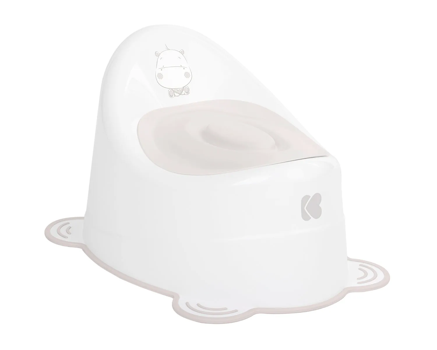 Classic Potty Hippo with Lid