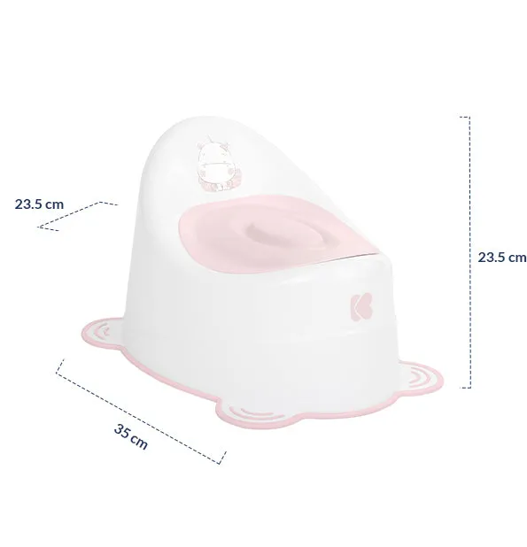 Classic Potty Hippo with Lid