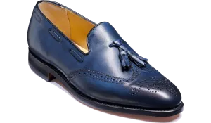 Clive - Navy Hand Painted