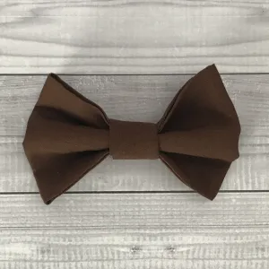 Cocoa Bean Dog Bow
