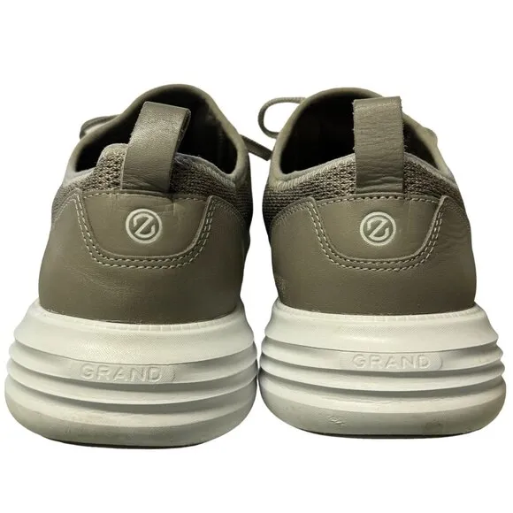 Cole Haan Grandsport Journey Rock Ridge Knit Sneakers Mens 11.5 M Beige Shoes